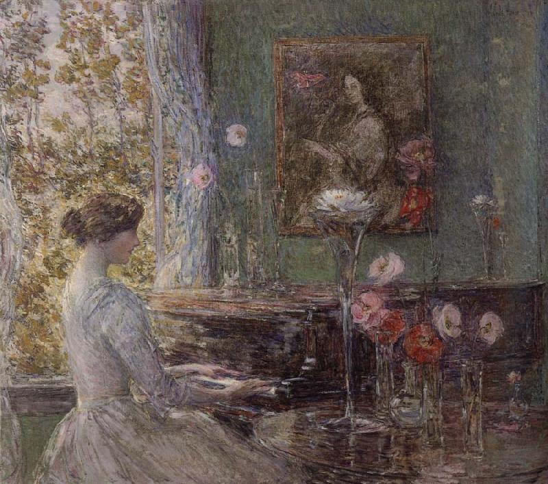 Childe Hassam Improvisation oil painting picture